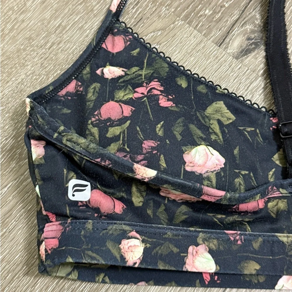 FABLETICS Nayara Sports Bra Floral Adjustable Padded Athleisure Size Small - Picture 5 of 6